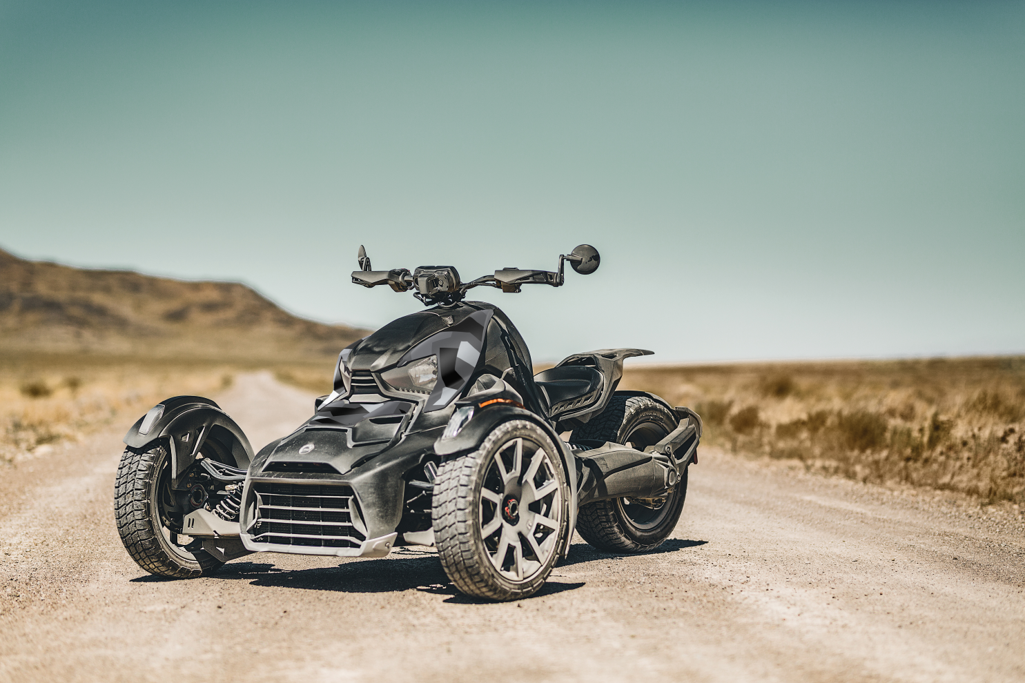 Can Am Ryker Rally black with camo panels
